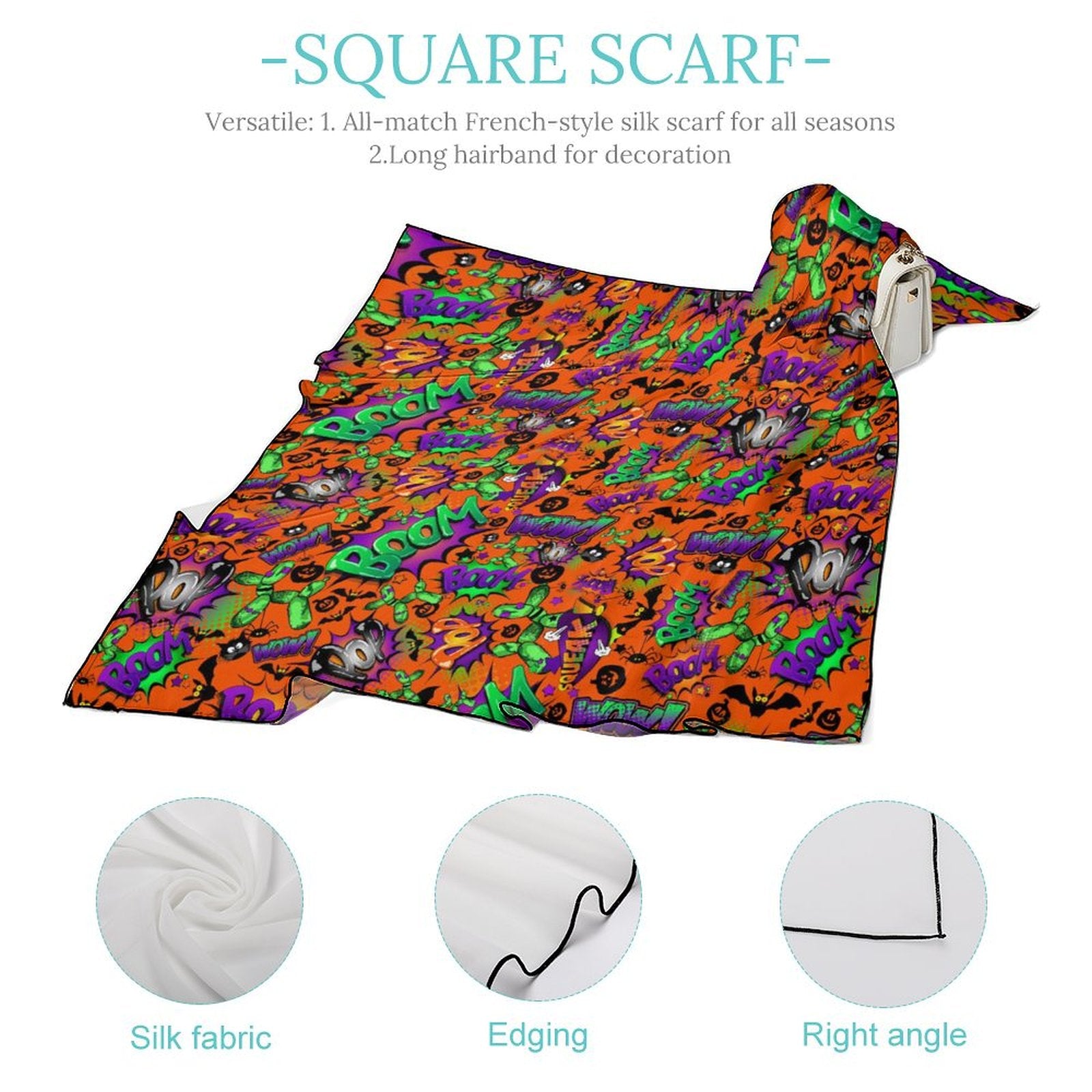 Halloween scarf for party entertainers, face painters and artists