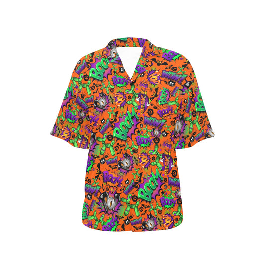 Fun Hawaiian Party shirt with Balloon dogs