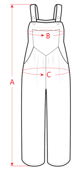 Paddle Pop - Wide Leg Overalls with Pockets (S-5XL)