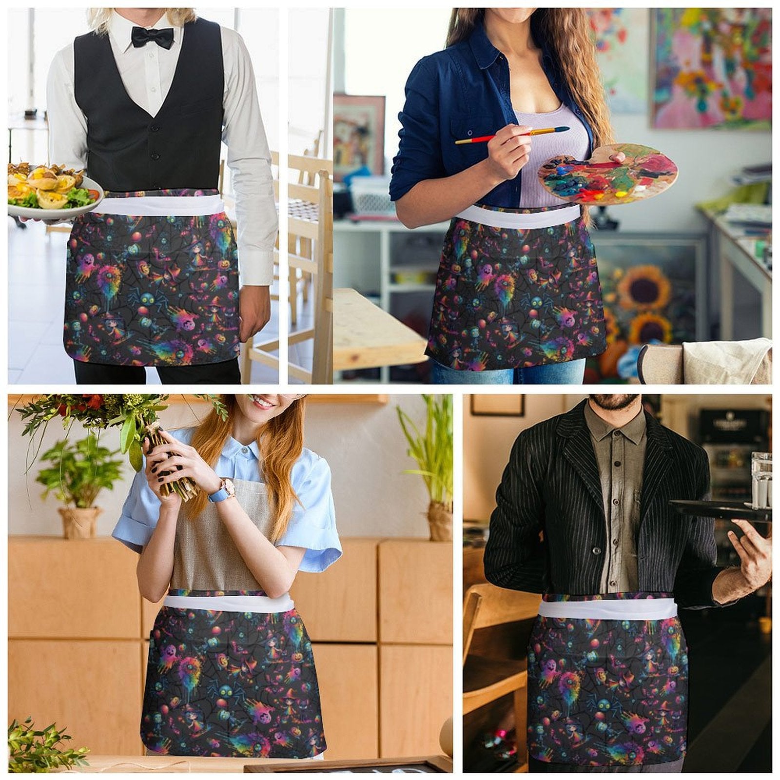 Halloween Apron for face painters and kids Entertainers
