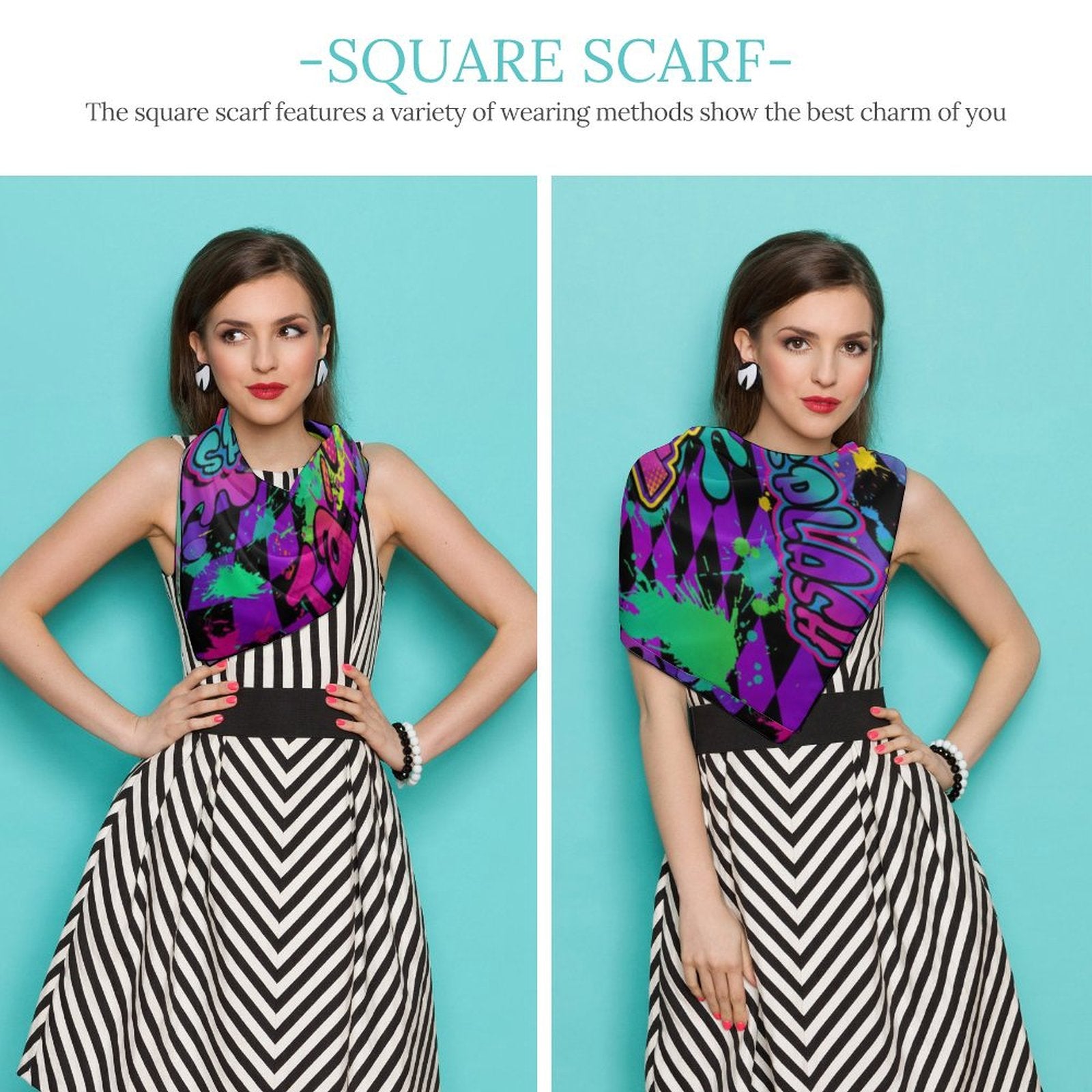 Fun face painter scarf