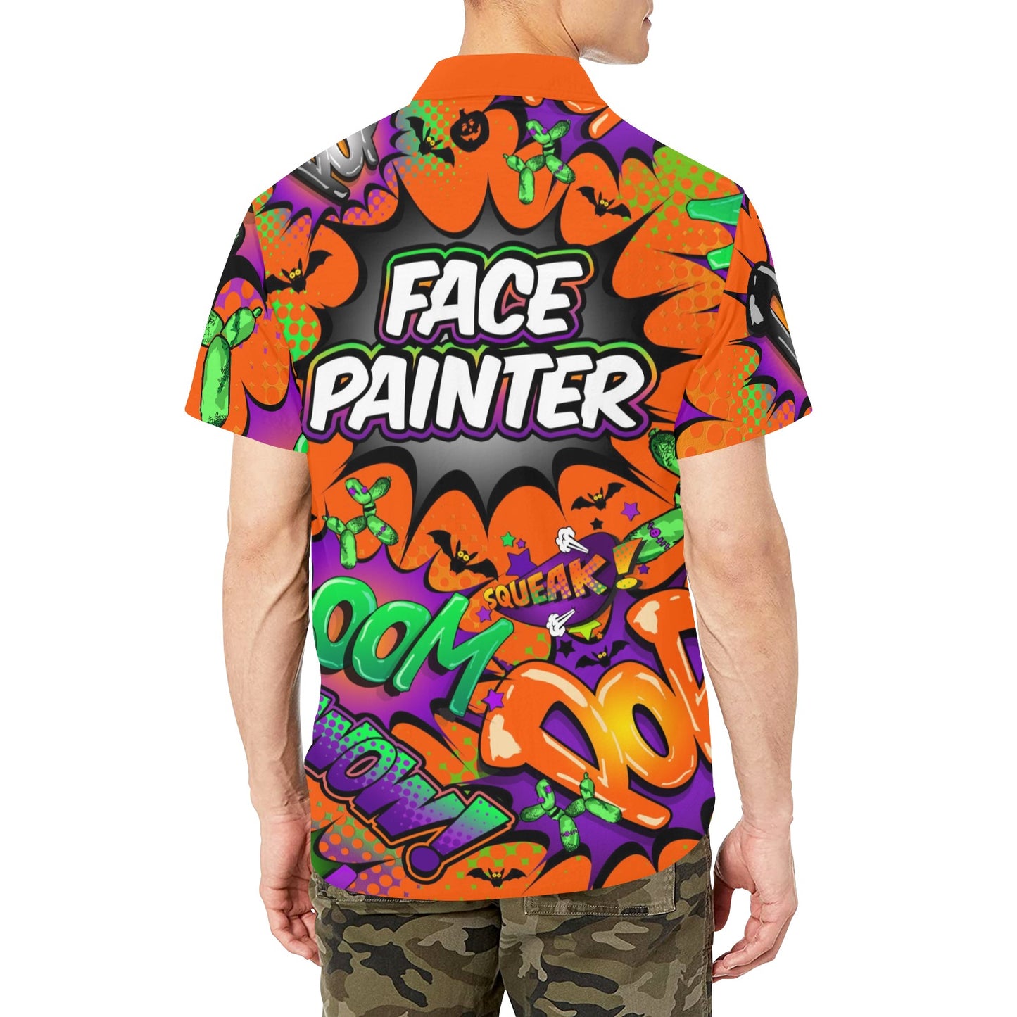 Professional Face Painting Shirt for Halloween