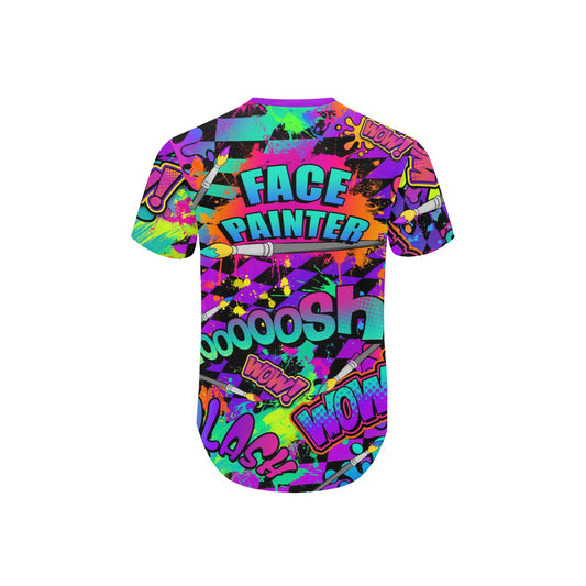 Fun and colourful t-shirt for face painters