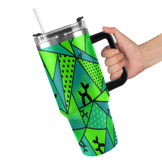 Balloon twister cup Green and Black