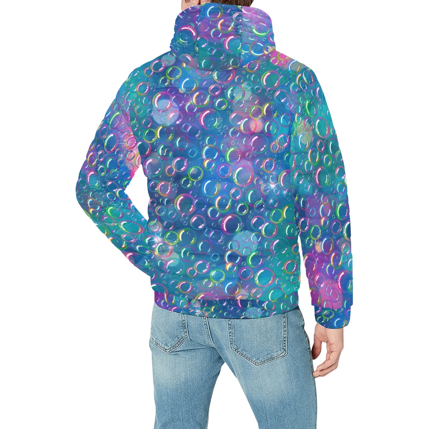 Bubble Artist Padded Jacket Rainbow
