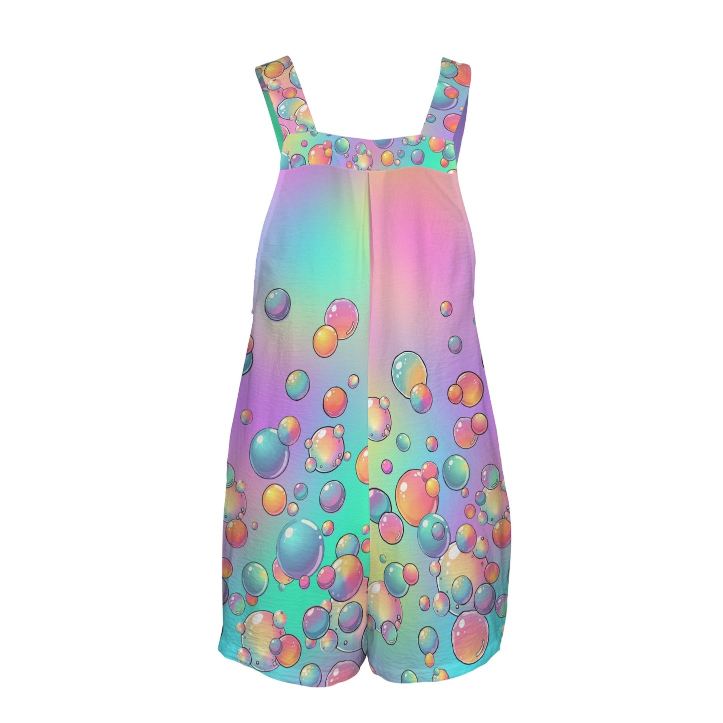 Amazing rainbow romper with pockets