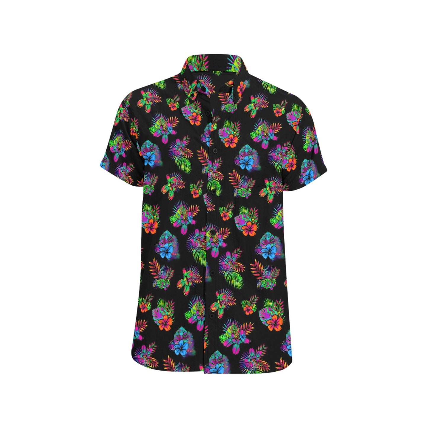 Tropical Balloon dog shirt on black