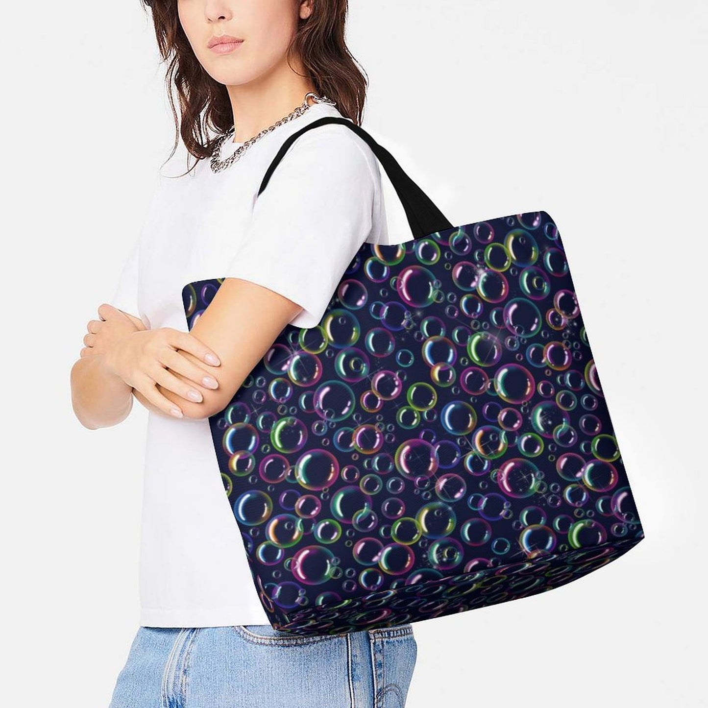 Bubble Navy - Grocery Bag