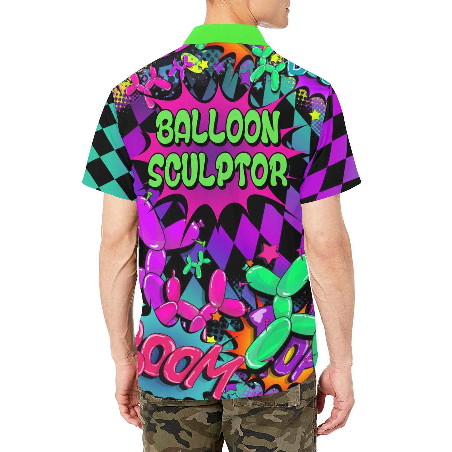 Balloon Sculptor shirt with balloon dog design