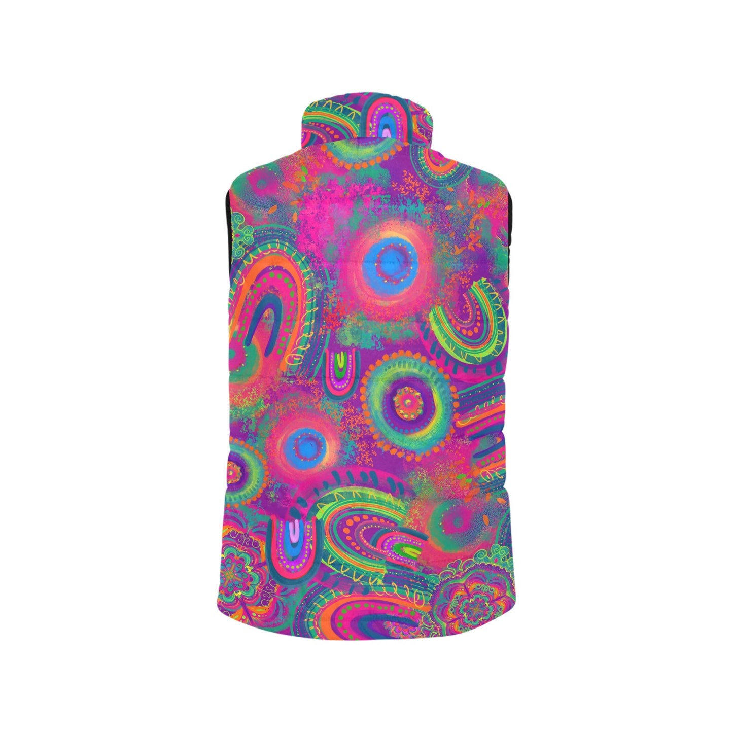 Fun and colourful padded vest for entertainers