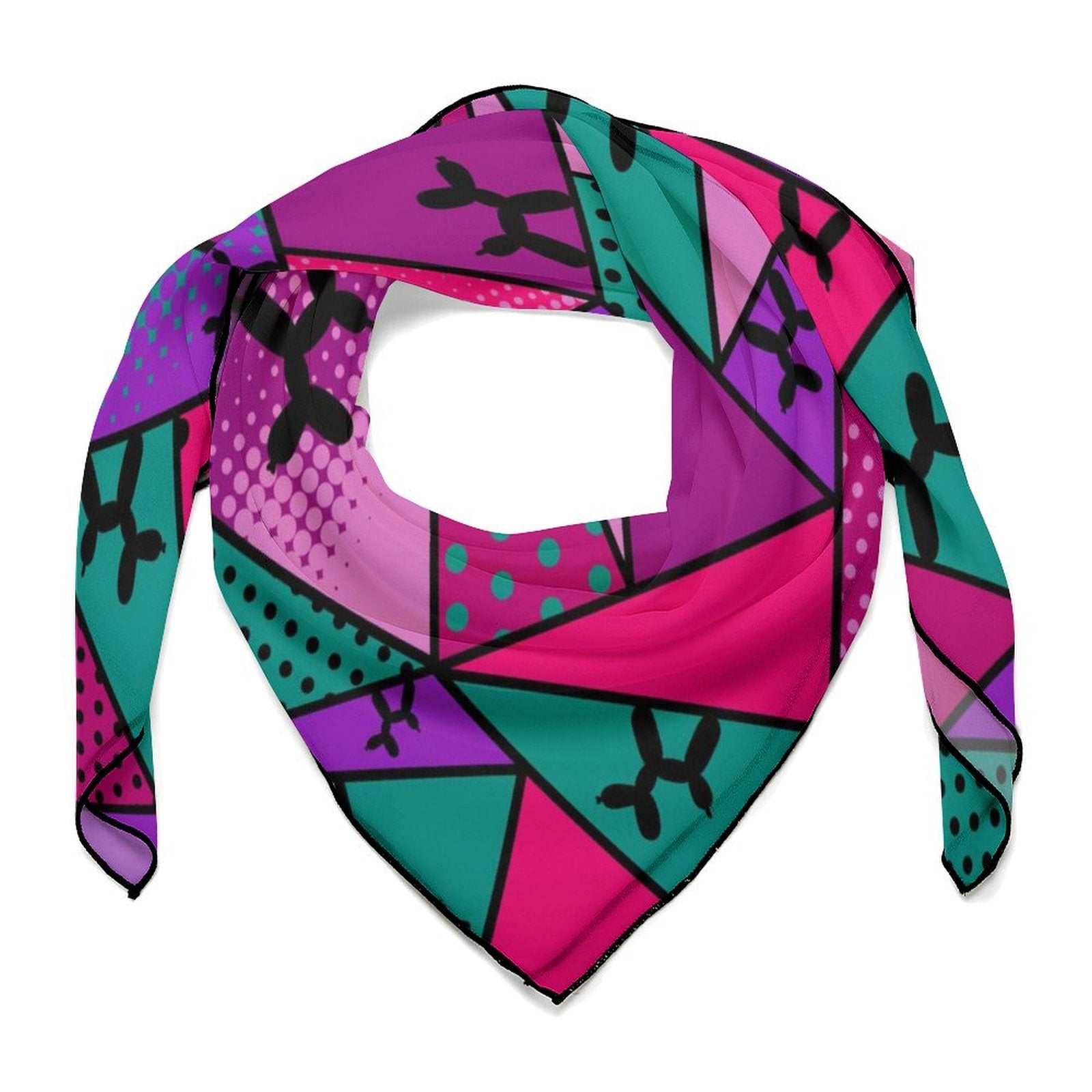 Scarf for balloon twisting