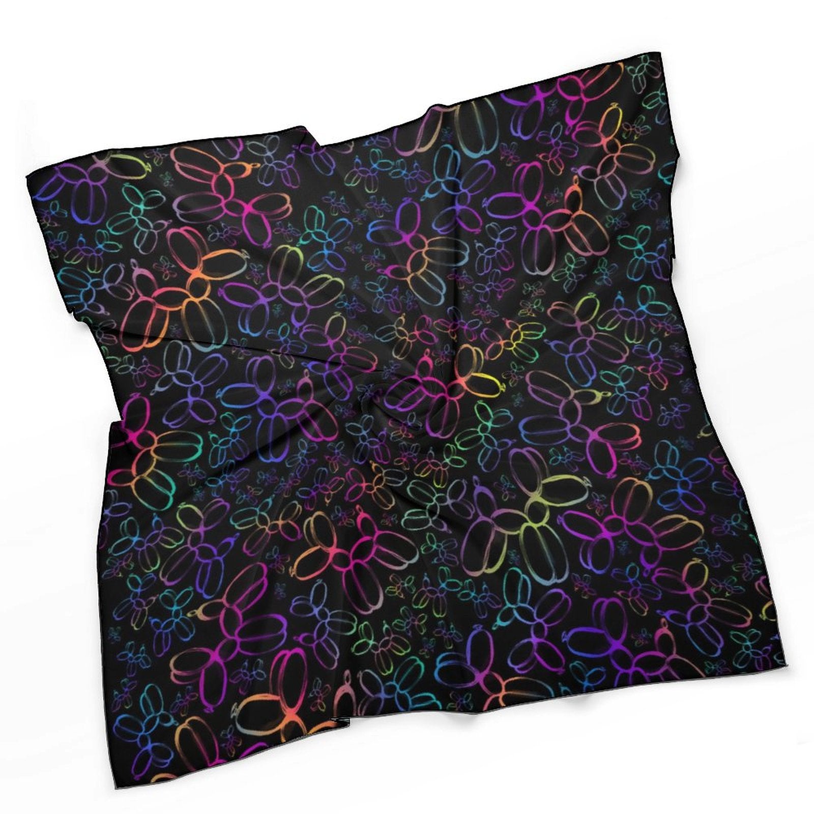 Fun colourful scarf for balloon artists