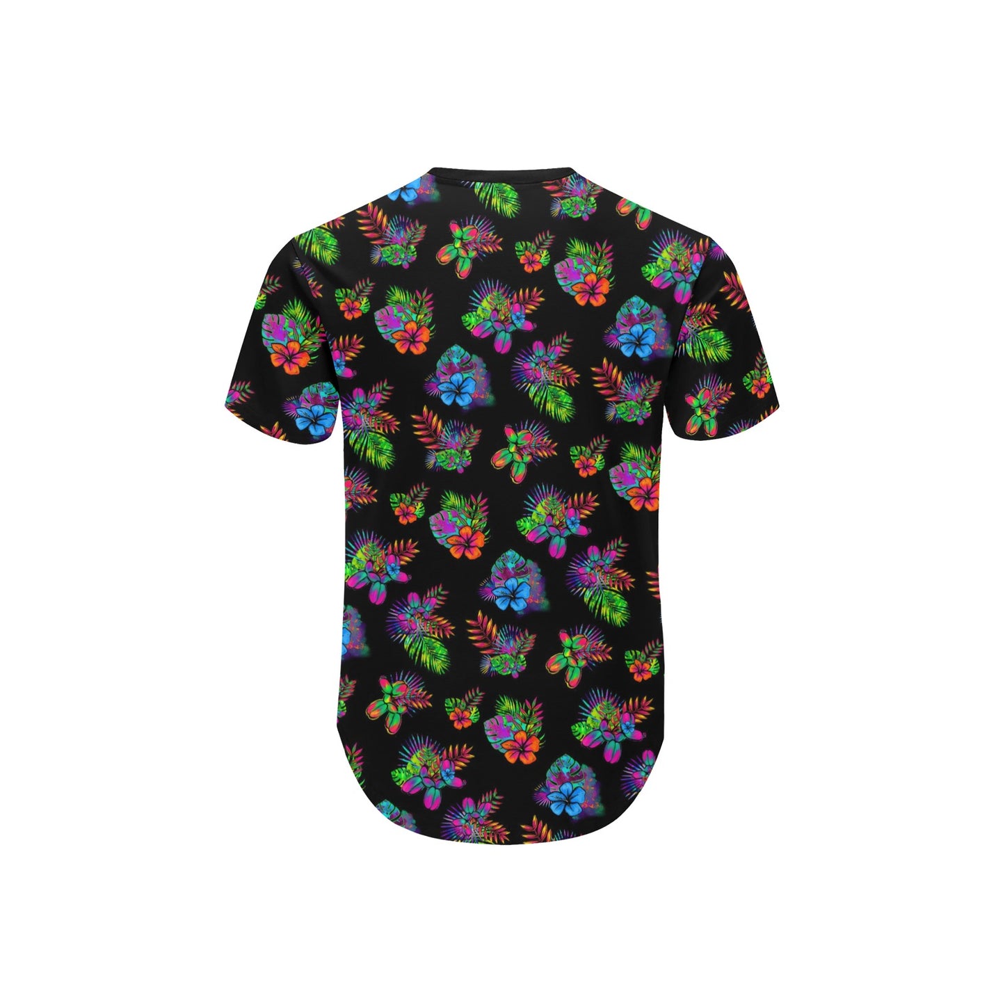 Balloon twister shirt with tropical balloon dogs.