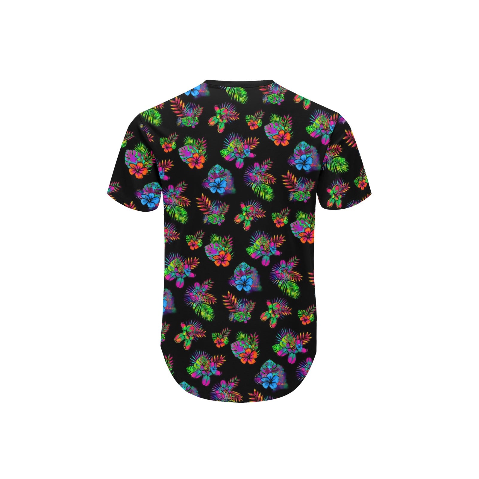 Balloon twister shirt with tropical balloon dogs.