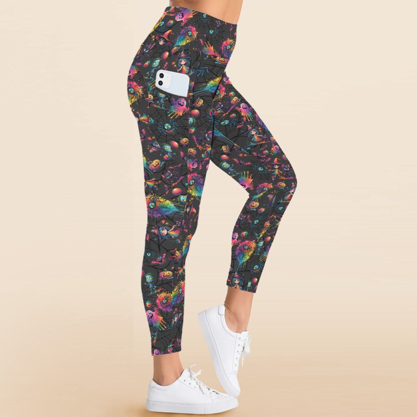Halloween Leggings for Face Painting