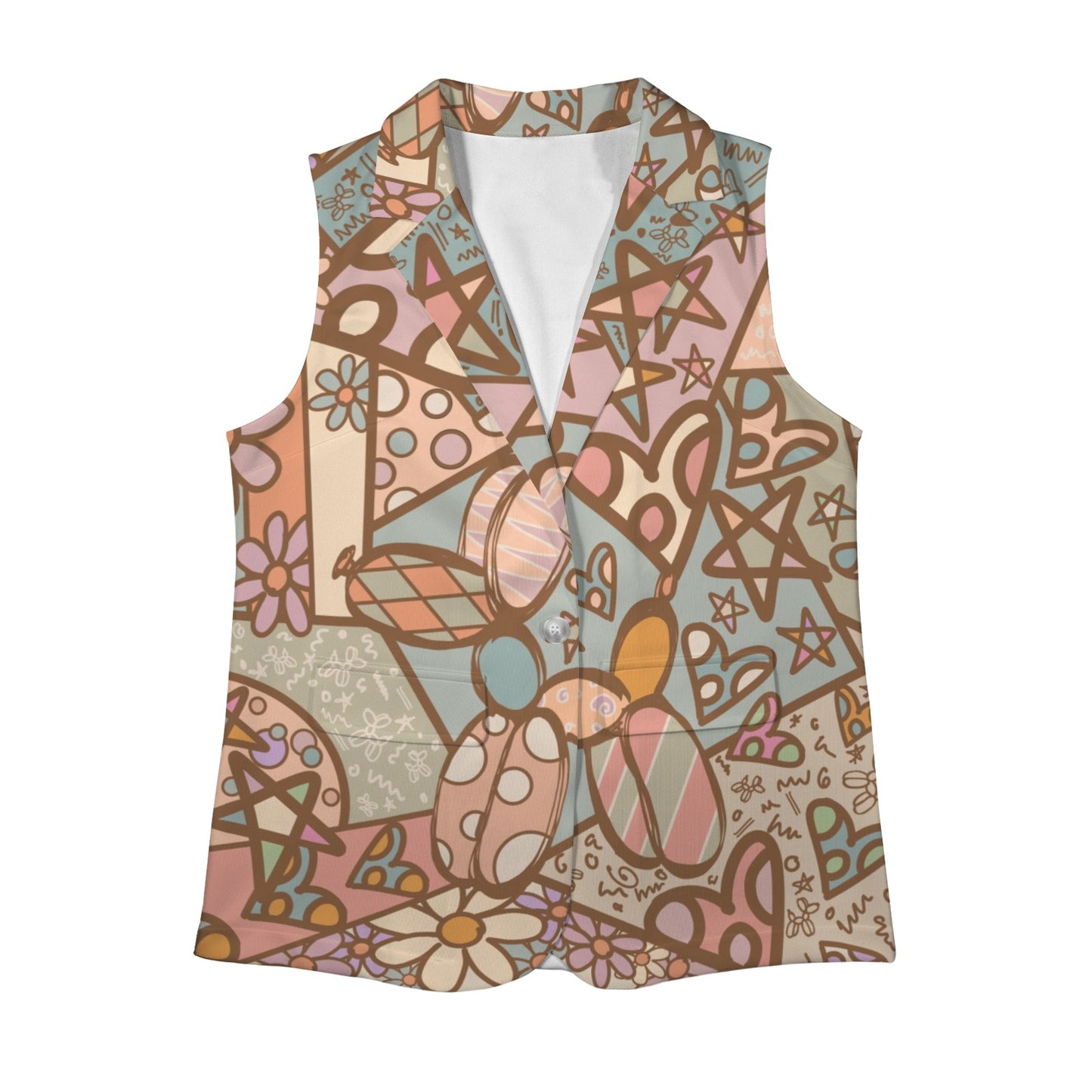 Subtle balloon twisting vest for ladies