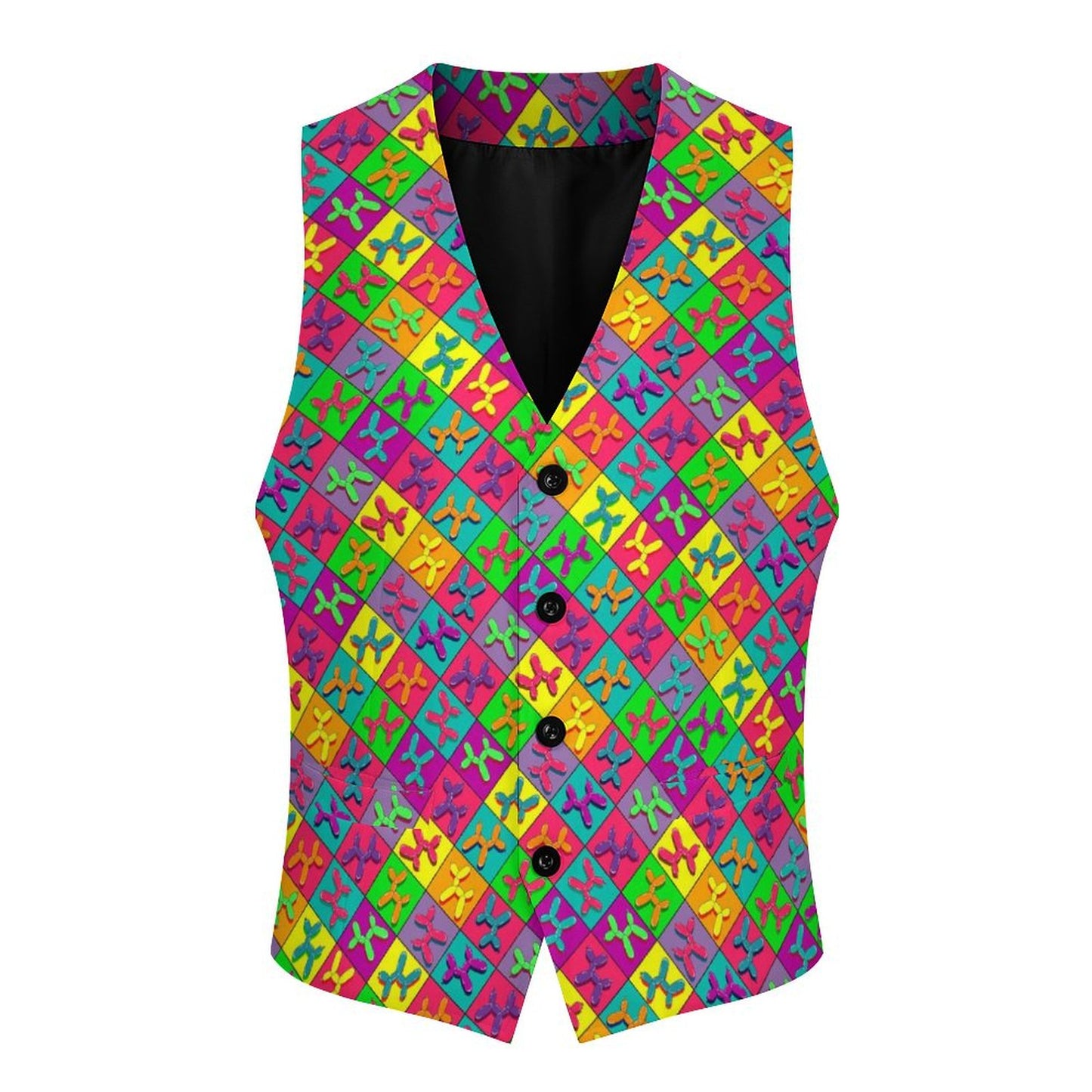 Fun Colourful balloon dog vest for professional balloon artists