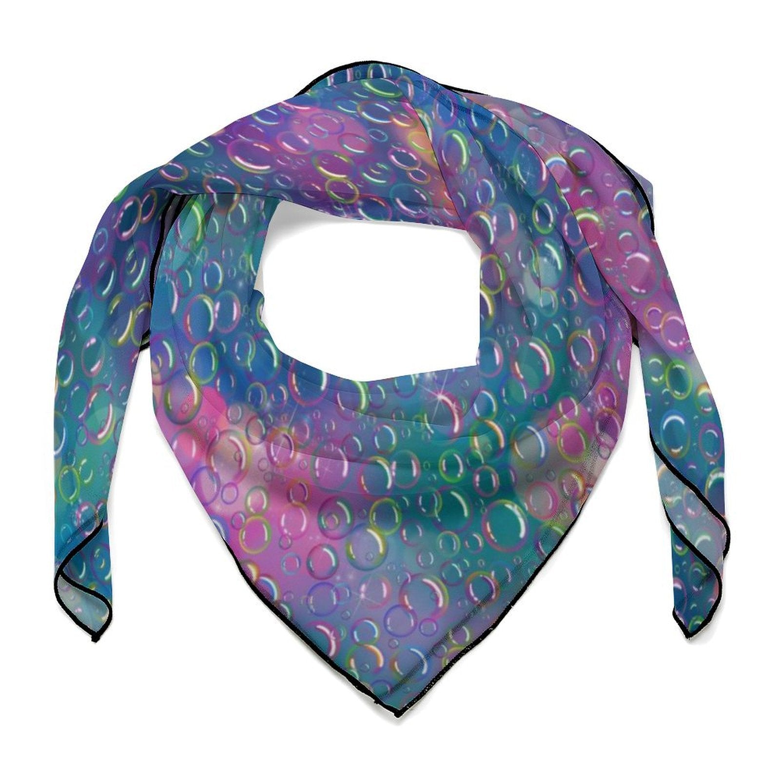 Bubble Rainbow Scarf for bubble artists