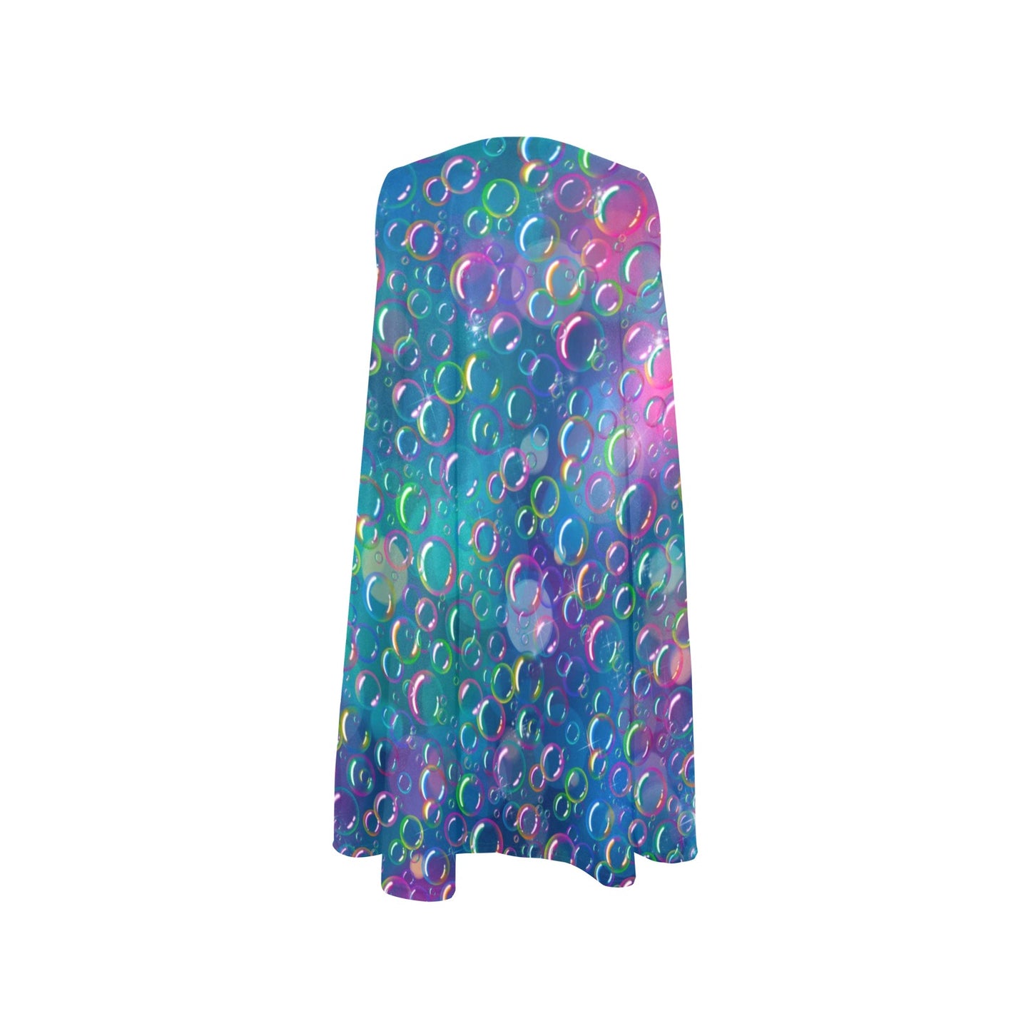 Fun rainbow dress for bubble artists