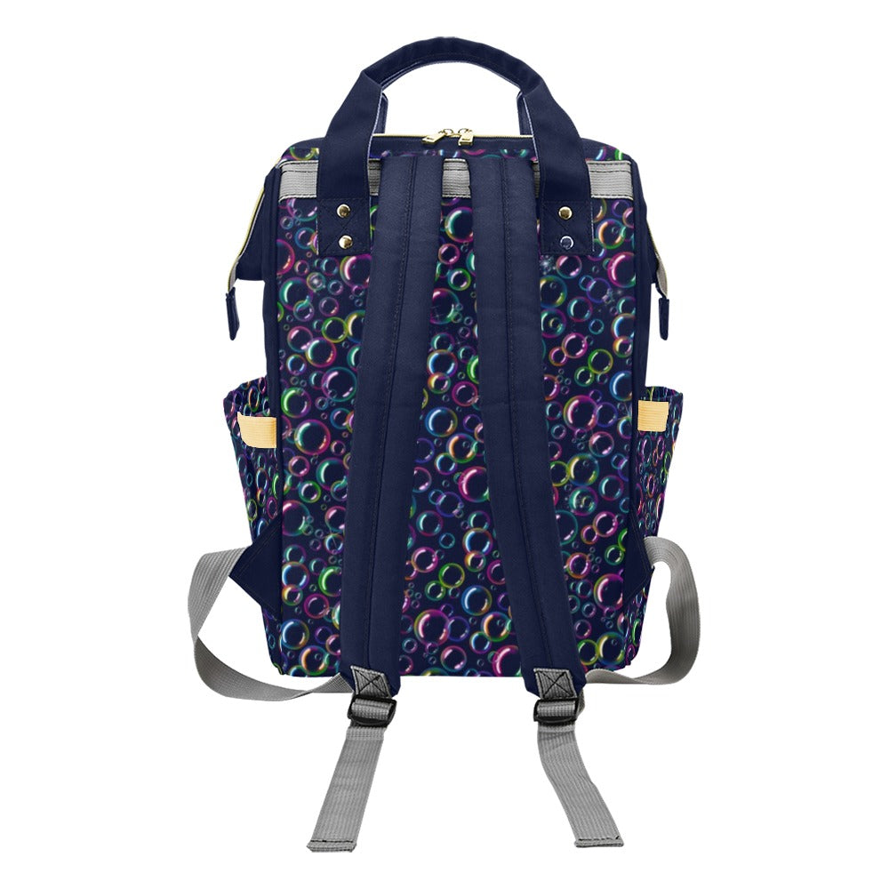 Bubbles on backpack