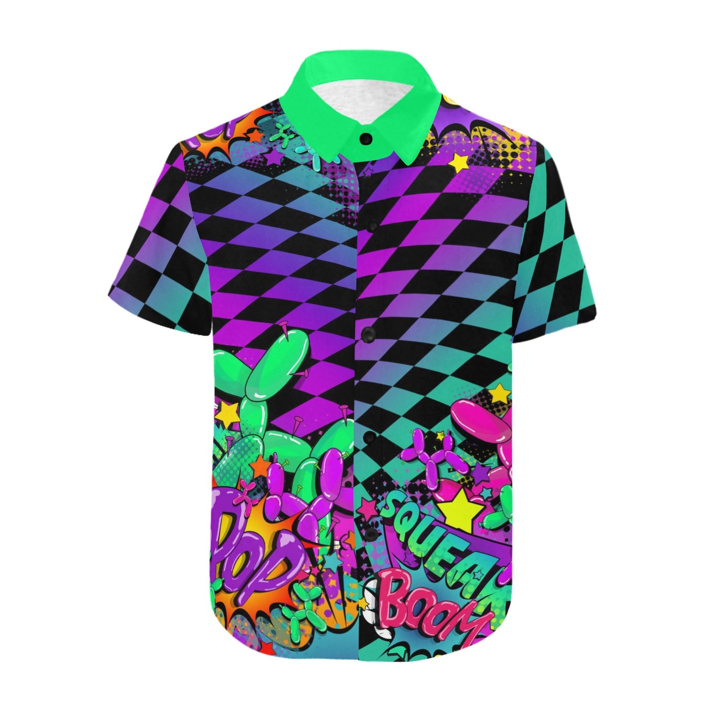 Checkmate BOOM! "Balloon Artist" - Women and Kids Short Sleeve Shirt