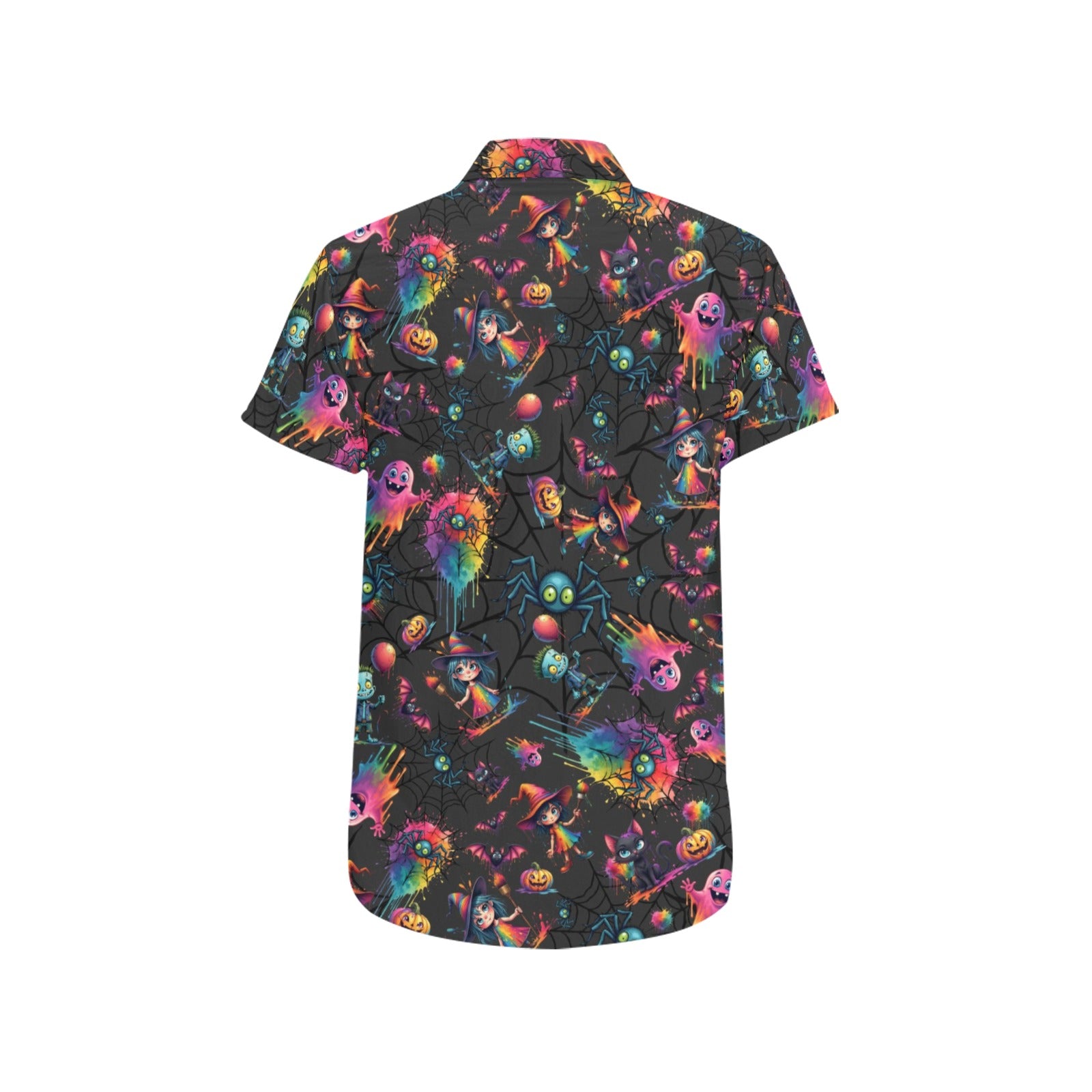Face painter shirt with fun Halloween designs