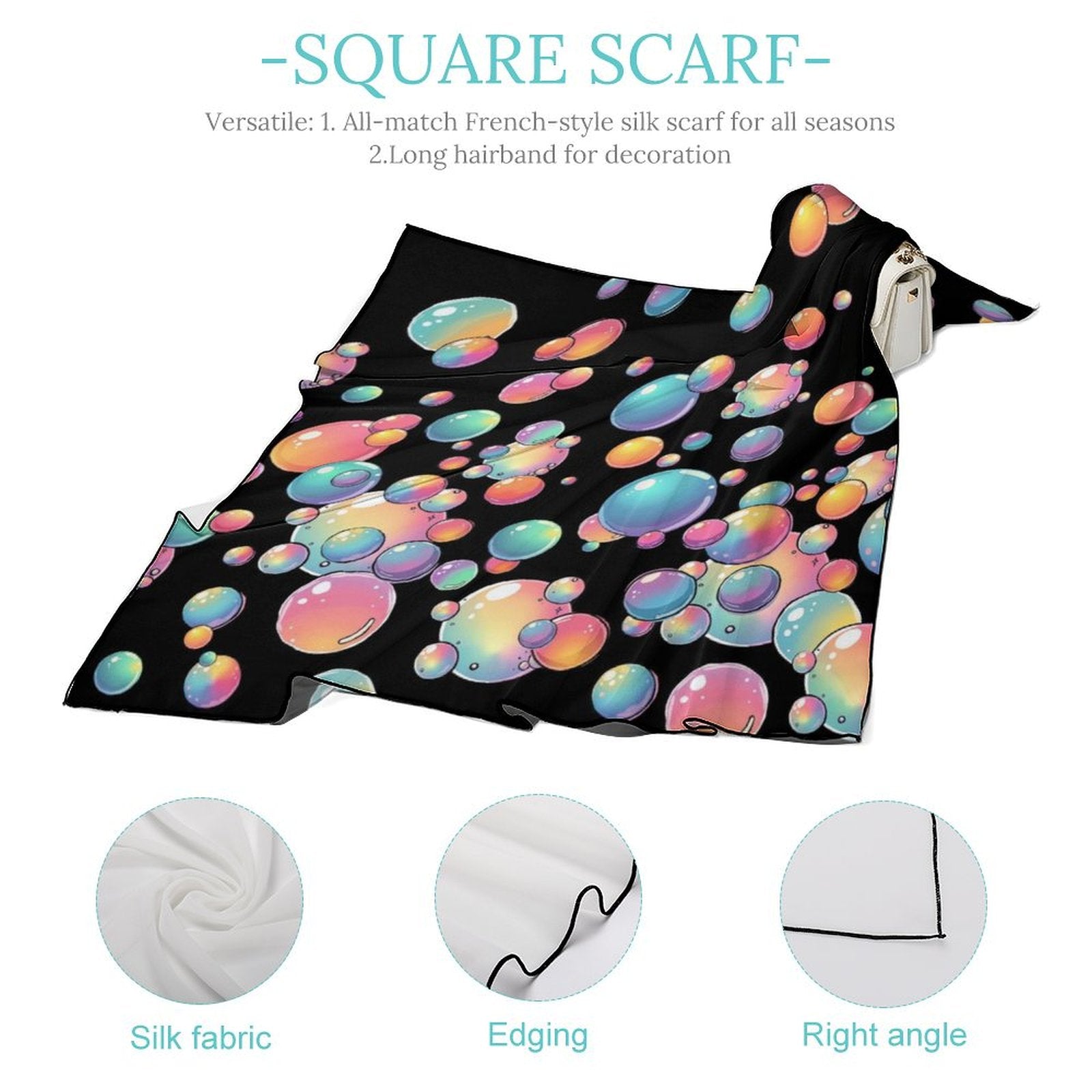 Rainbow Bubble Scarf