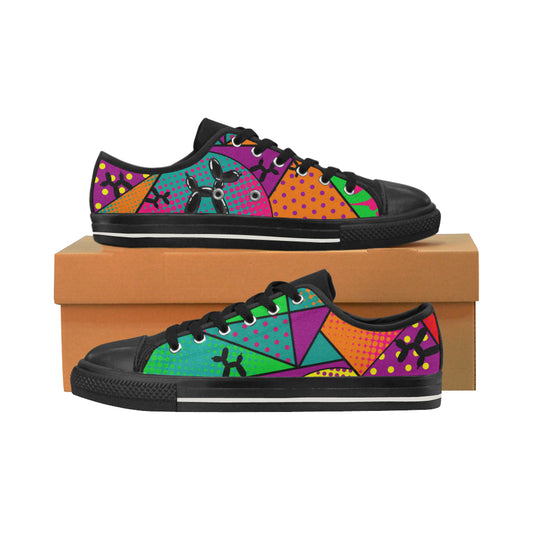 Colourful Black Dog - Men's Sully Canvas Shoes (SIZE 13-14)