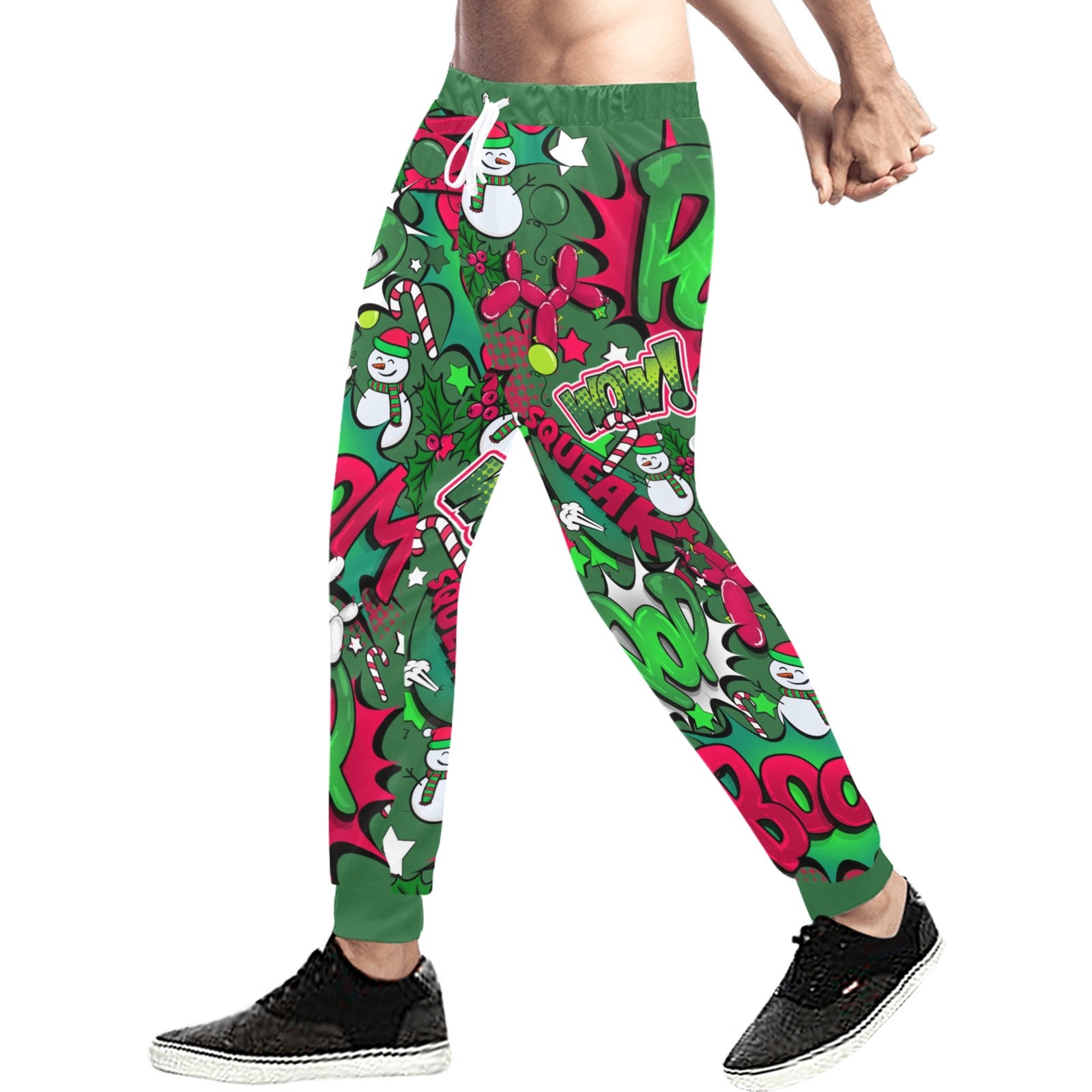 Fun Christmas pants for balloon twisters