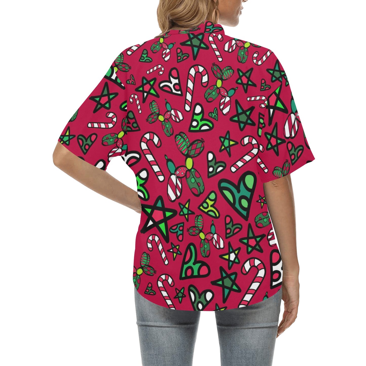 Balloon Twisting Christmas Hawaiian Shirt