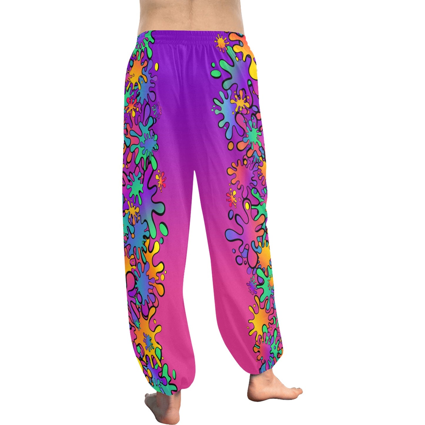 Splat FX on Rainbow - Women's Harem Pants