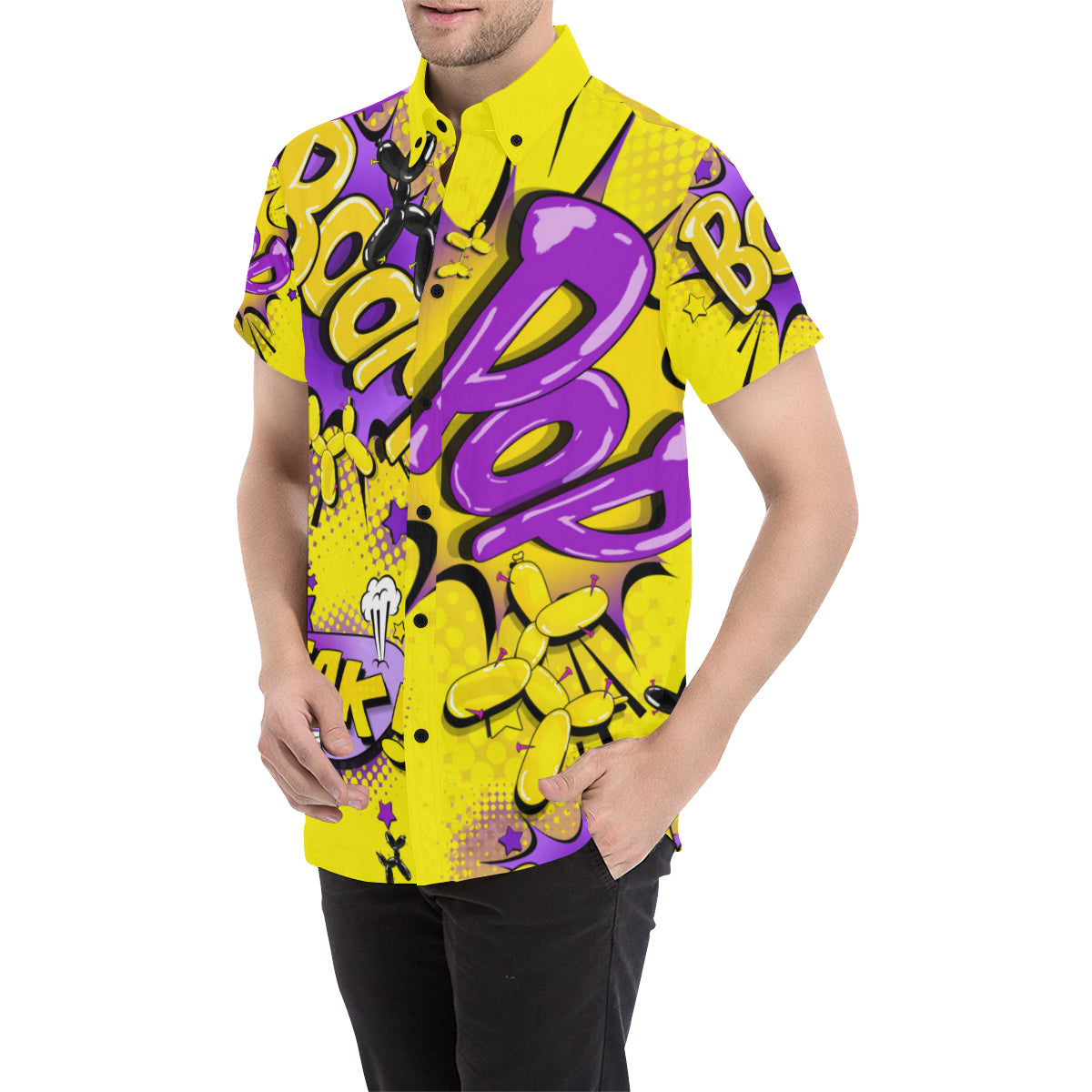 The Lyle BOOM! - Nate Short Sleeve Shirt (3XL-5XL)