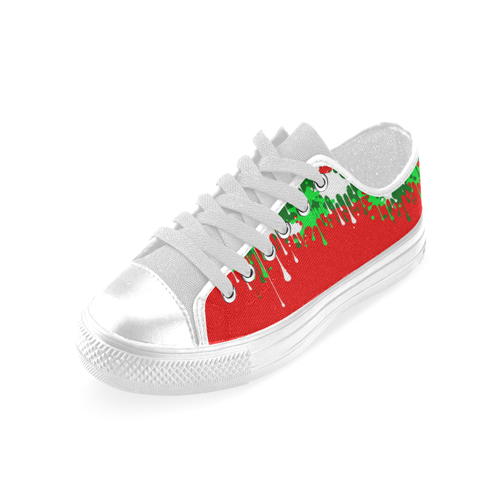 Christmas Paint - Men's Sully Canvas Shoe (SIZE 6-12)