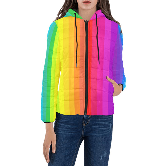 Rainbow - Women's Padded Cozy Jacket