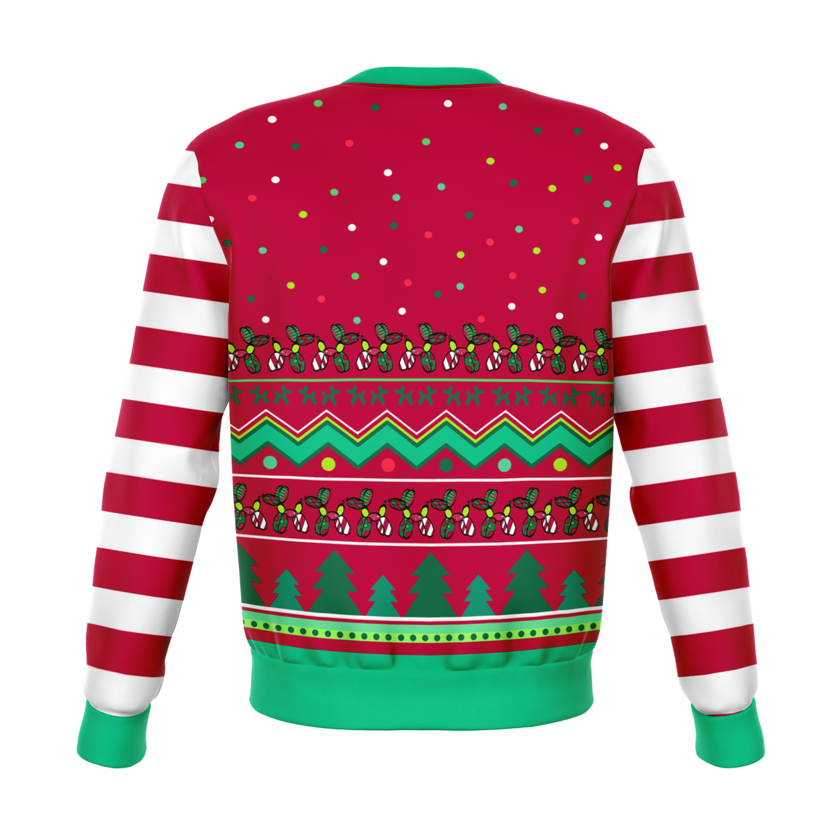 Ugly 2025 sweater balloons