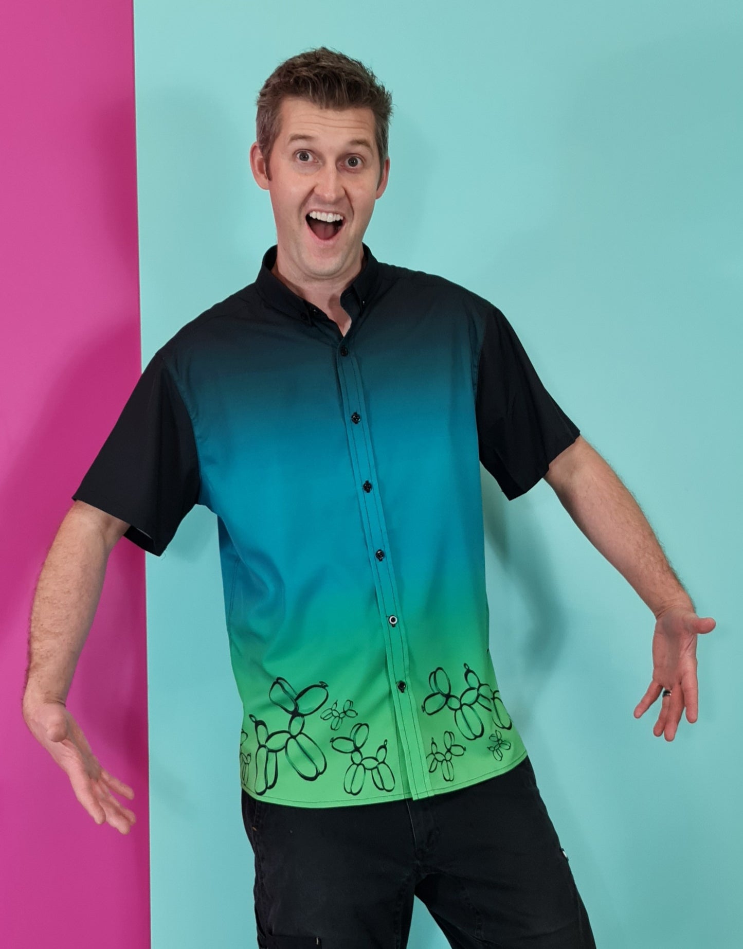 Balloon Twister Bowling Shirt