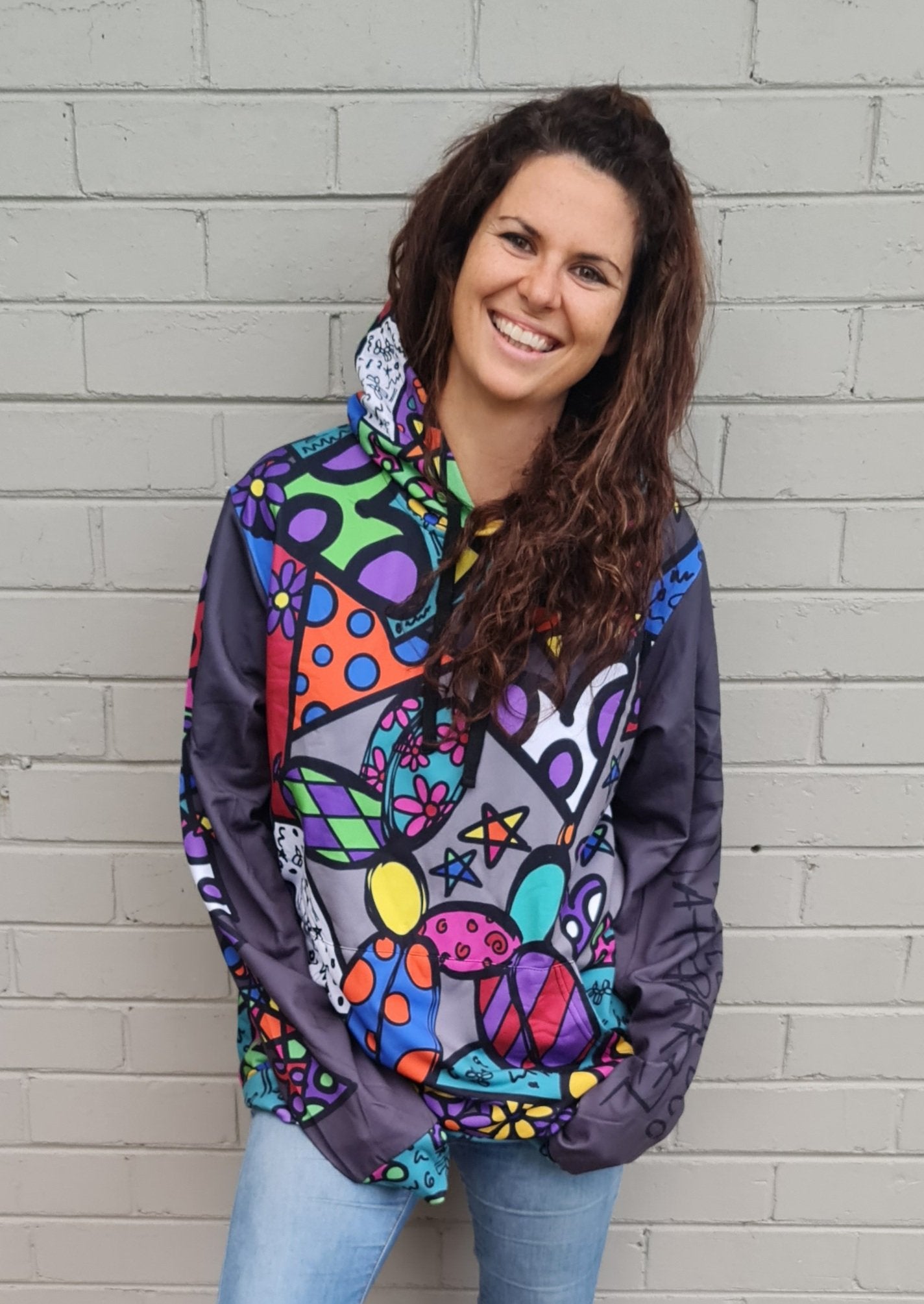 Patchwork Pup - Premium Hoodie Unisex (XS - 4XL)