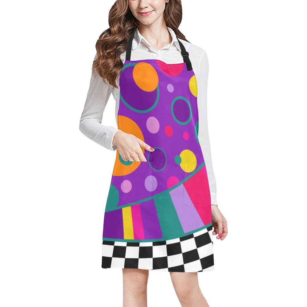 Apron for clowns and face painters Lollipop