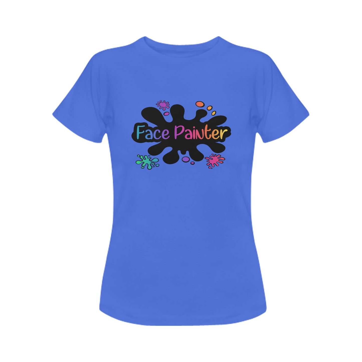 Blue Face Painter T-Shirt