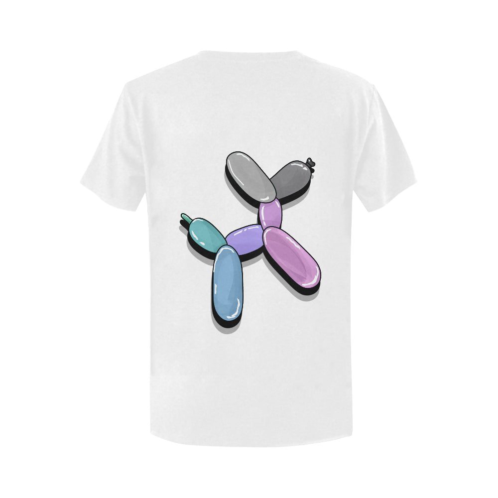 Balloon Dog T-Shirt Rainbow