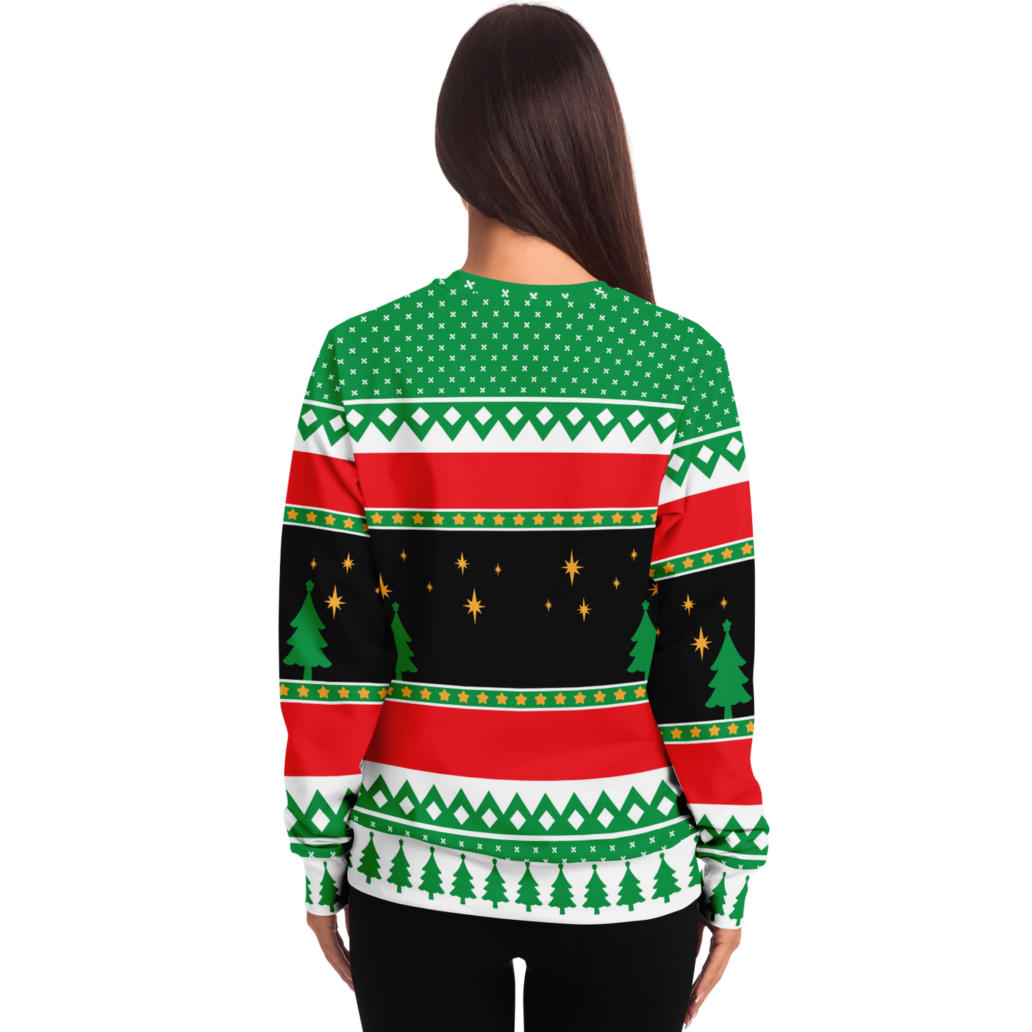 Knit Printed Christmas Sweater
