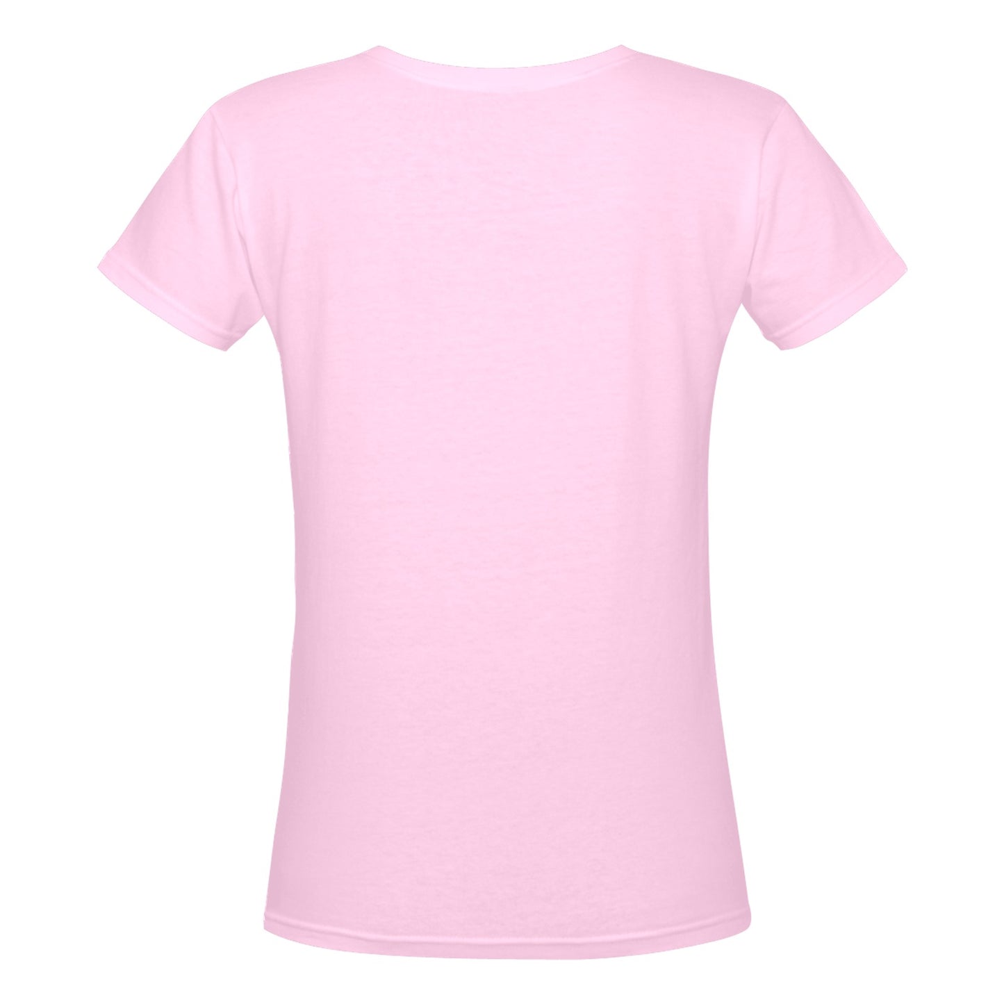 Light Pink Face Painter T-Shirt with Rainbow