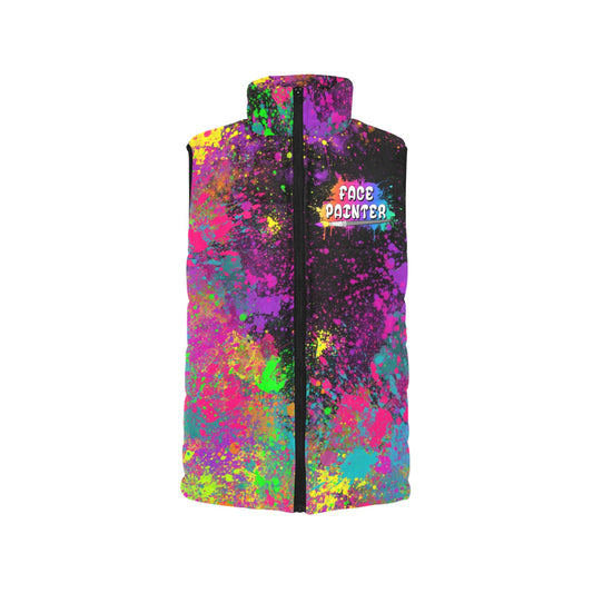 Face Painter Vest paint splatter design