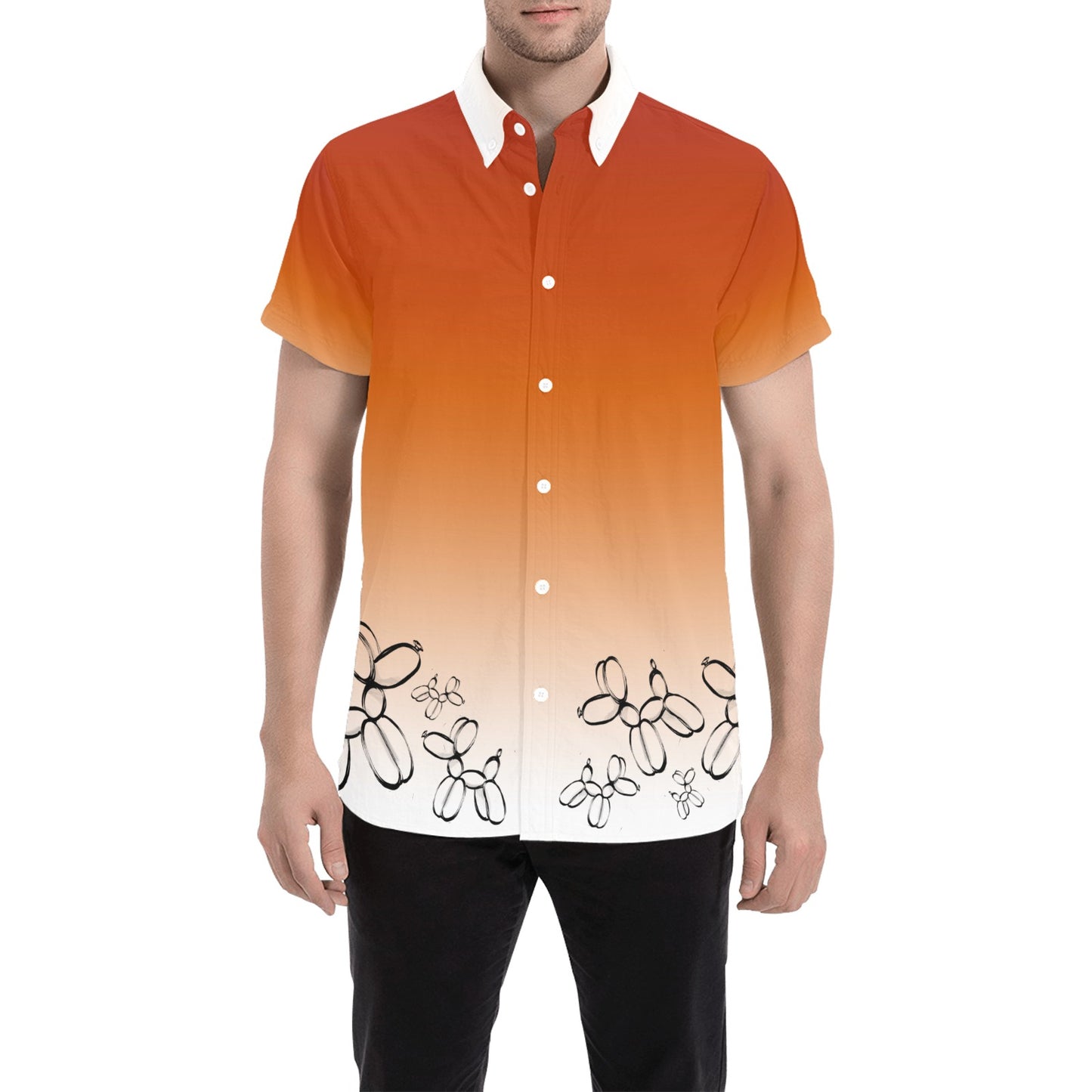 Texan Vibes - Nate Short Sleeve Shirt (Small-5XL)