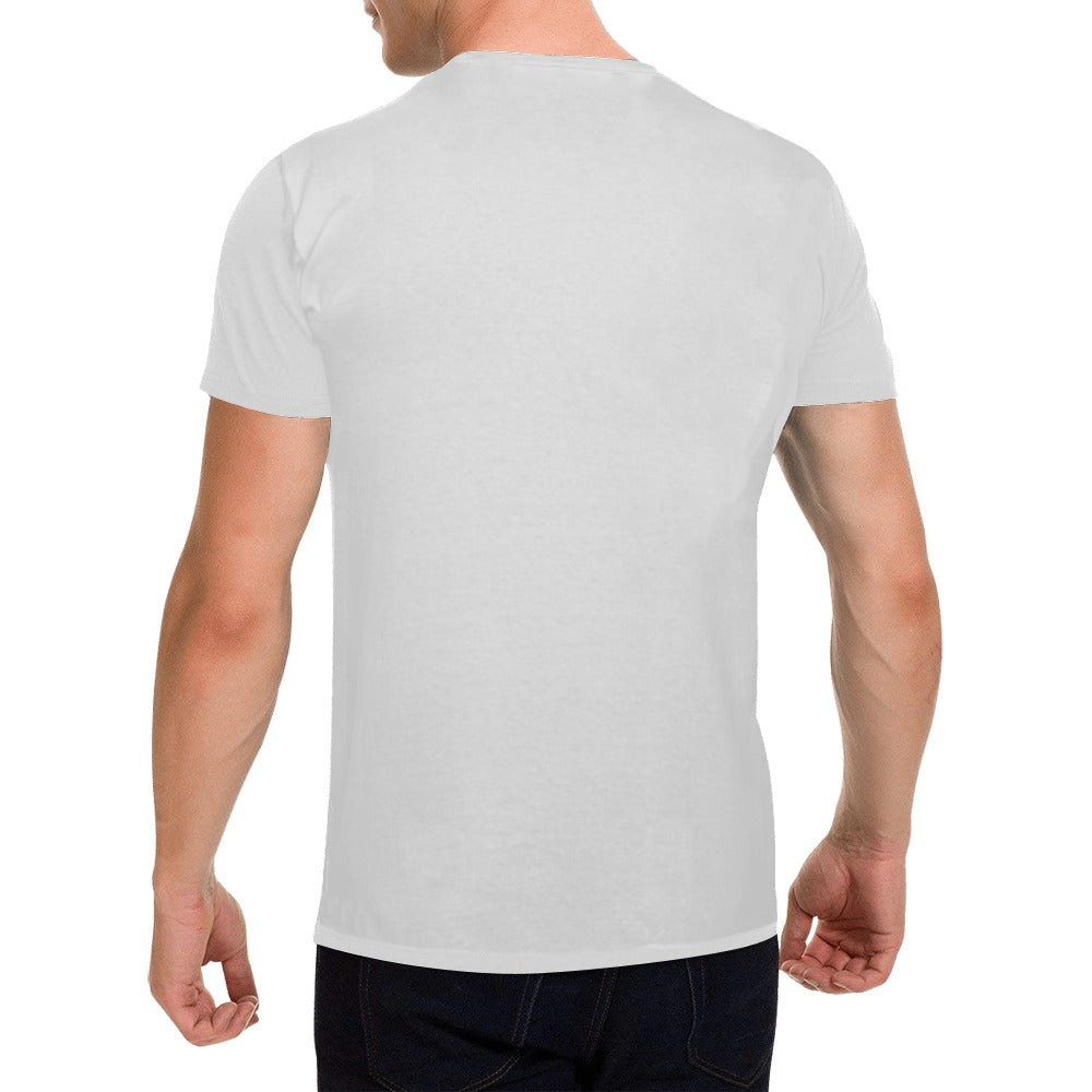 Pastel Rainbow Dog - Classic Men's T-Shirt on White