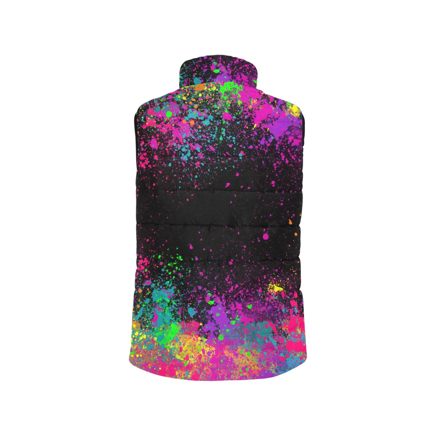 Paint Splatter - Men's Padded Cozy Vest
