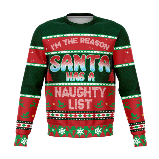 Naughty List Christmas Sweater