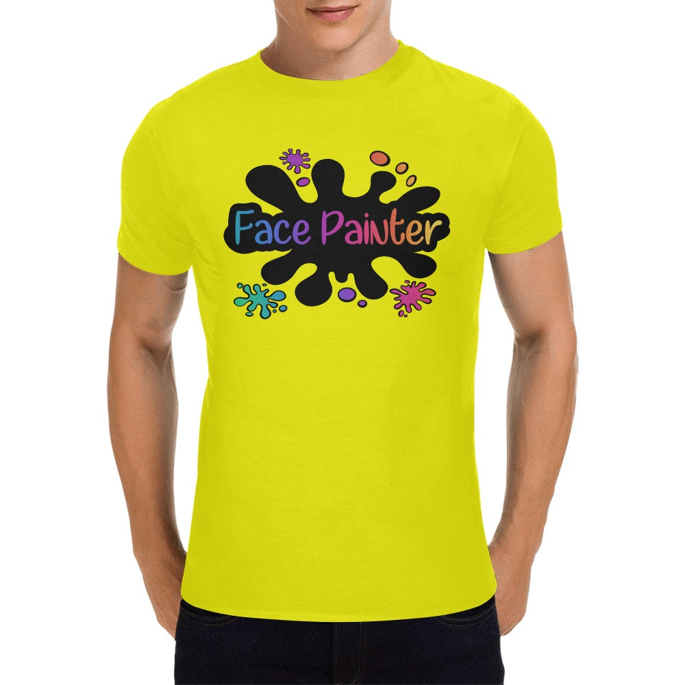Splat FX on Yellow - Classic Men's T-Shirt