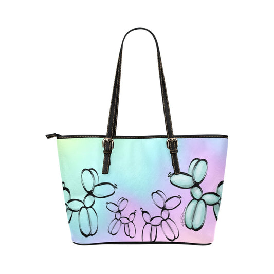 Fairy Floss - Black Handle Heidi Tote Bag