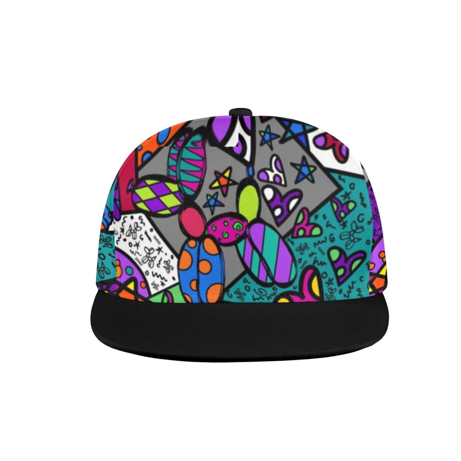 Fun patchwork balloon dog hat for balloon twisters